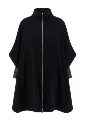 Herno wool-padded cape - Black