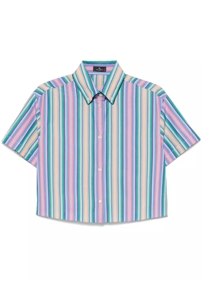 ETRO striped shirt - Blue