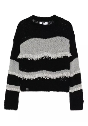 izzue knitted top - Black