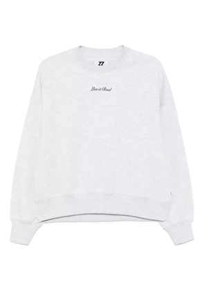 izzue graphic-print sweatshirt - Grey