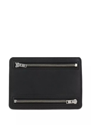 Bless zip leather cardholder - Black