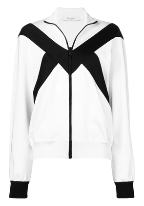 Givenchy zip-up bomber jacket - White