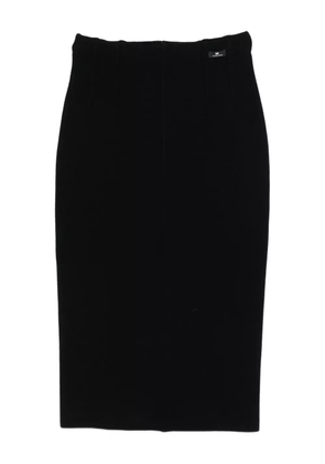 Elisabetta Franchi back-detail midi pencil skirt - Black