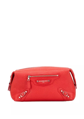 Balenciaga Pre-Owned 2016 Leather Motocross Classic Toiletry pouch - Red