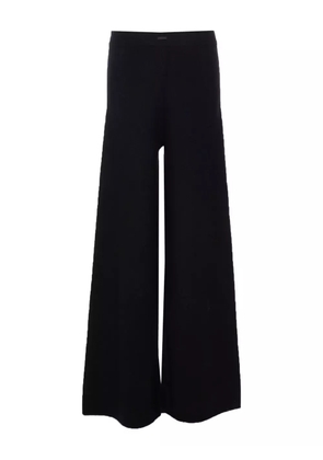 Max Mara knitted wide-leg trousers - Black