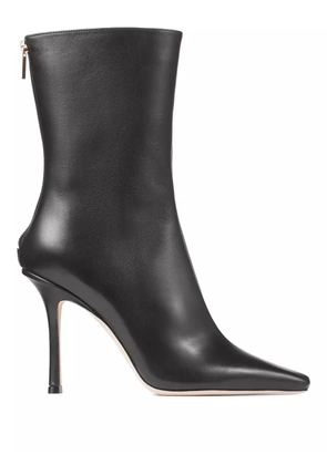 Jimmy Choo Agathe 100mm pointed-toe boots - Black