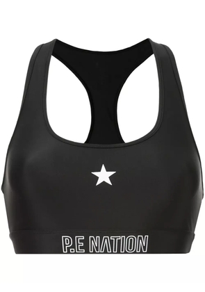 P.E Nation circuit racer back sports bra - Black