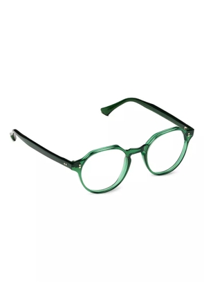 Kador Rex geometric-frame glasses - Green