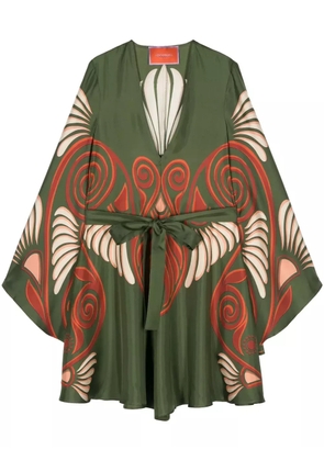 La DoubleJ Magnifico twill minidress - Green