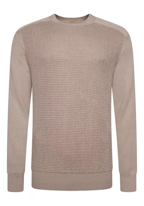 Zegna textured sweater - Brown