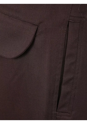 ENTIRE STUDIOS flap-pocket wool trousers - Brown