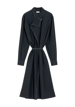 LEMAIRE asymmetrical-panel shirt dress - Grey