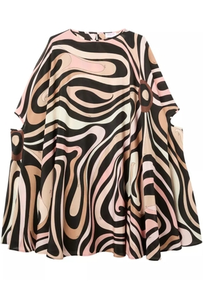 PUCCI marmo-print dress - Black