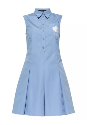 Versace button-up sleeveless dress - Blue