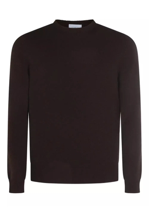 Malo round-neck wool sweater - Brown
