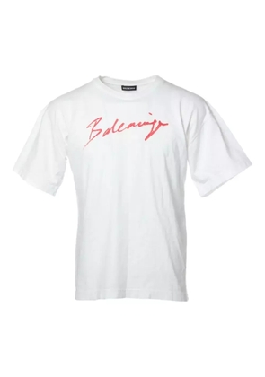 Balenciaga Pre-Owned 2019 logo-print T-shirt - White