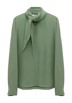 Dorothee Schumacher tie-neck blouse - Green