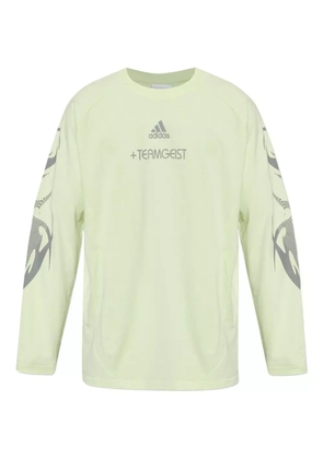 adidas logo long-sleeved T-shirt - Green