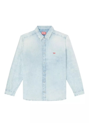 Diesel D-Simply bleach-effect denim shirt - Blue