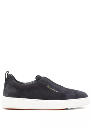 Santoni Victory slip-on sneakers - Blue