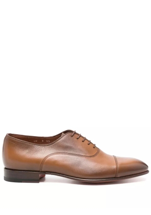 Santoni leather Oxford shoes - Brown