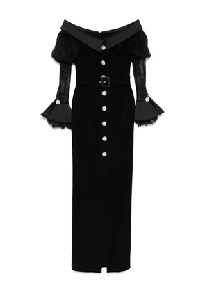 SILK LOVE & LACE Andrea dress - Black