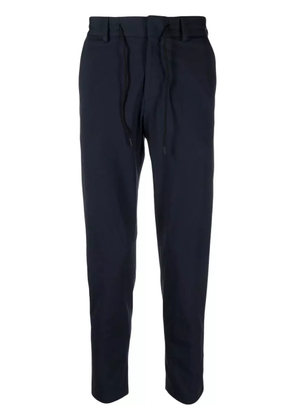 BOSS technical-jersey slim-cut trousers - Blue