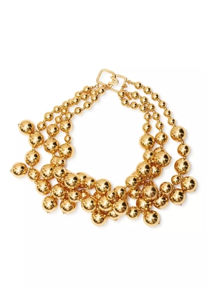 Kenneth Jay Lane bead-embellished necklace - Gold