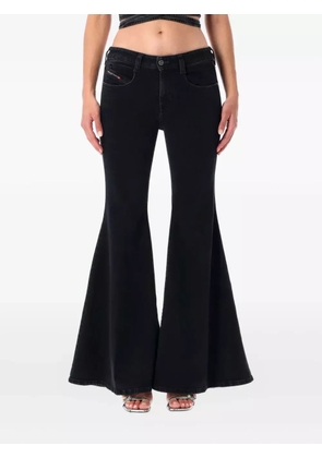 Diesel 1970 D-bleess flared cotton jeans - Black