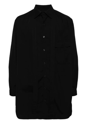 Yohji Yamamoto classic-collar cotton shirt - Black