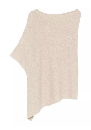 BOMPARD scoop-neck poncho - Neutrals