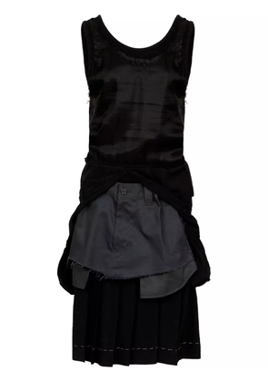 Maison Margiela layered midi dress - Black