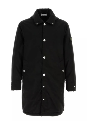 Stone Island snap-button padded coat - Black