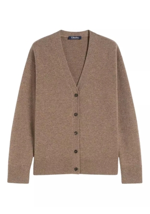 'S Max Mara V-neck buttoned-up cardigan - Brown
