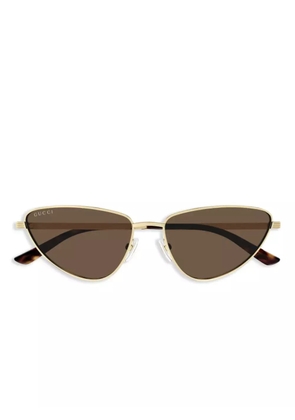 Gucci Eyewear cat-eye sunglasses - Gold