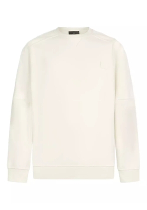 LIU JO panelled crew neck sweatshirt - White