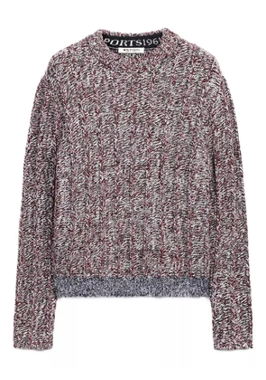 Ports 1961 logo-patch sweater - Red