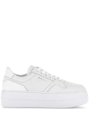 Hogan H670 flatform leather sneakers - White