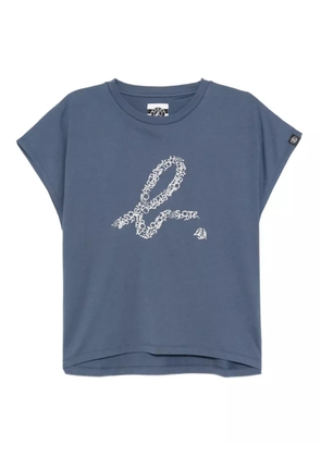 SPORT b. by agnès b. logo-embroidered T-shirt - Blue