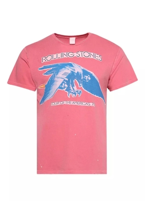 MadeWorn rolling stones eagle graphic T-shirt - Pink