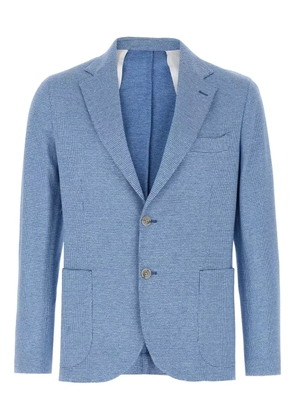 Barba Dynamic 201 houndstooth-patterned blazer - Blue