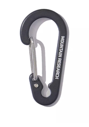 Mountain Research aluminium logo-print carabiner - Black