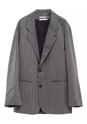 Cristaseya striped single-breasted blazer - Grey