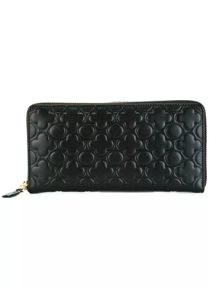 Comme Des Garçons Wallet embossed elongated wallet - Black