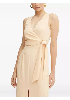 Patrizia Pepe wrap-tie maxi dress - Orange