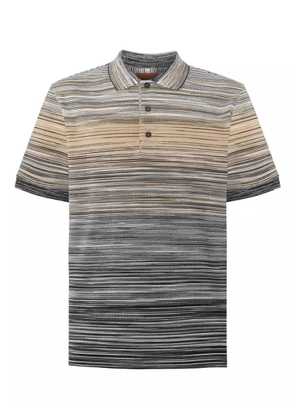 Missoni striped ombre polo shirt - Grey