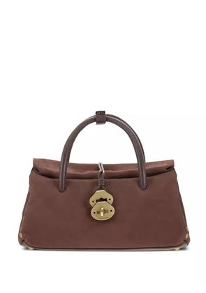 Zanellato top-handles clasp-closure tote bag - Brown