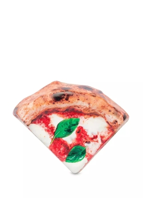 Moschino pizza-like shoulder mini bag - Brown