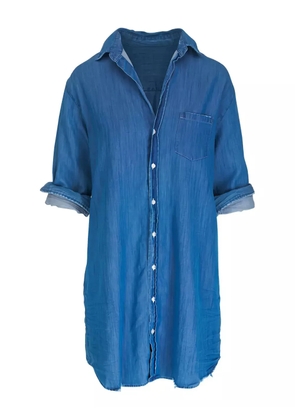 Frank & Eileen cotton mini shirt dress - Blue
