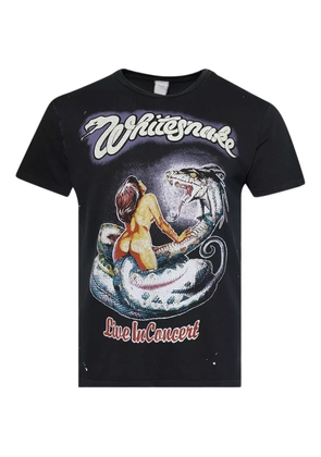 MadeWorn whitesnake band-print T-shirt - Black